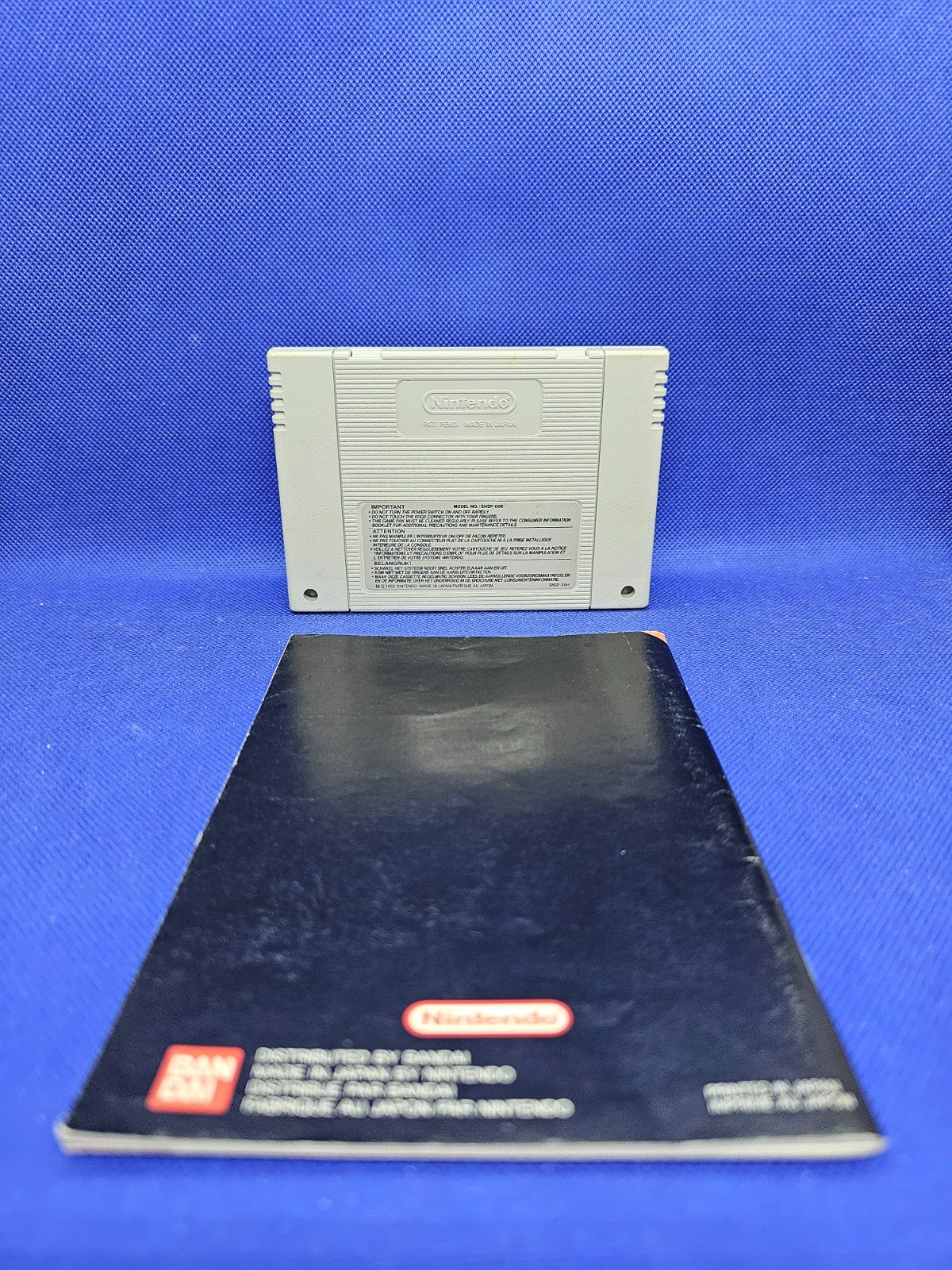Nintendo Scope 6 Super Nintendo SNES PAL FAH Cartouche + Notice1