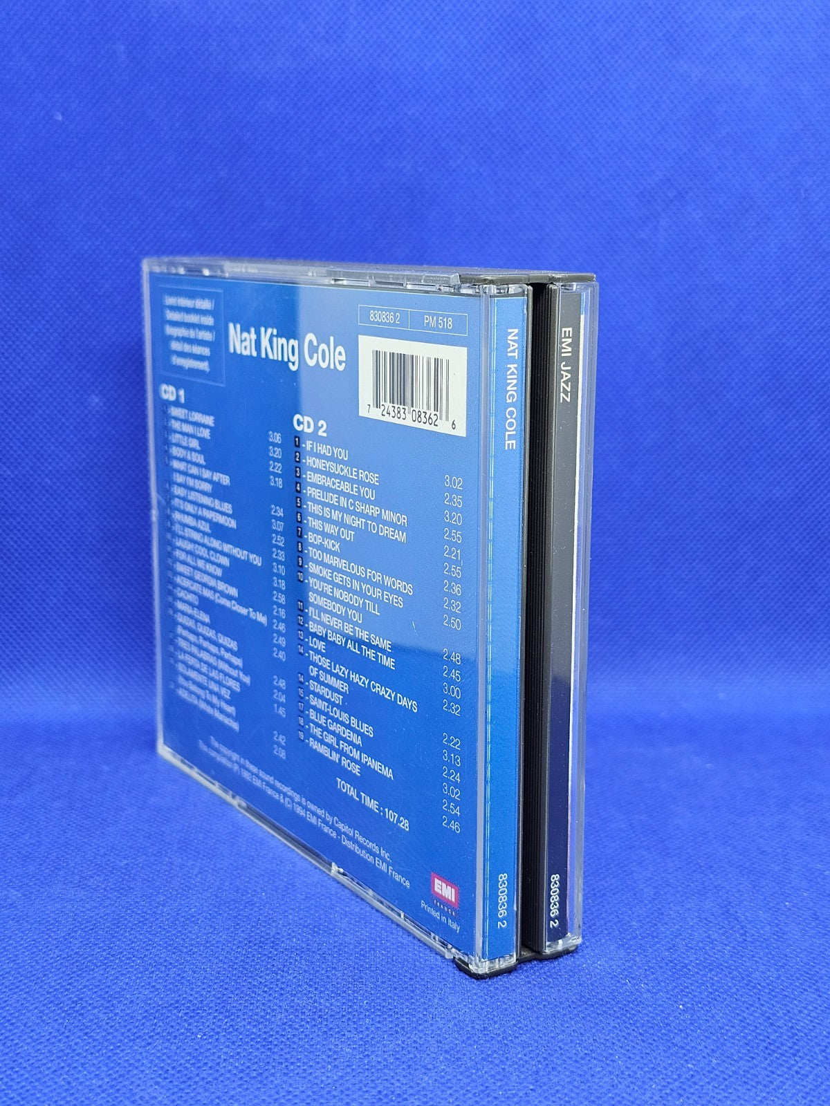 Nat King Cole compilation 2 CD Musical EMI Jazz EMI France 19941
