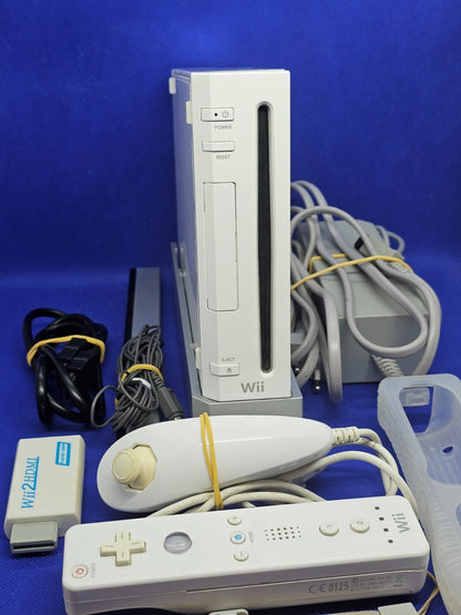Nintendo Wii Blanche RVL-001 PAL Console Wiimote Nunchuk HDMI Nintendo 20060