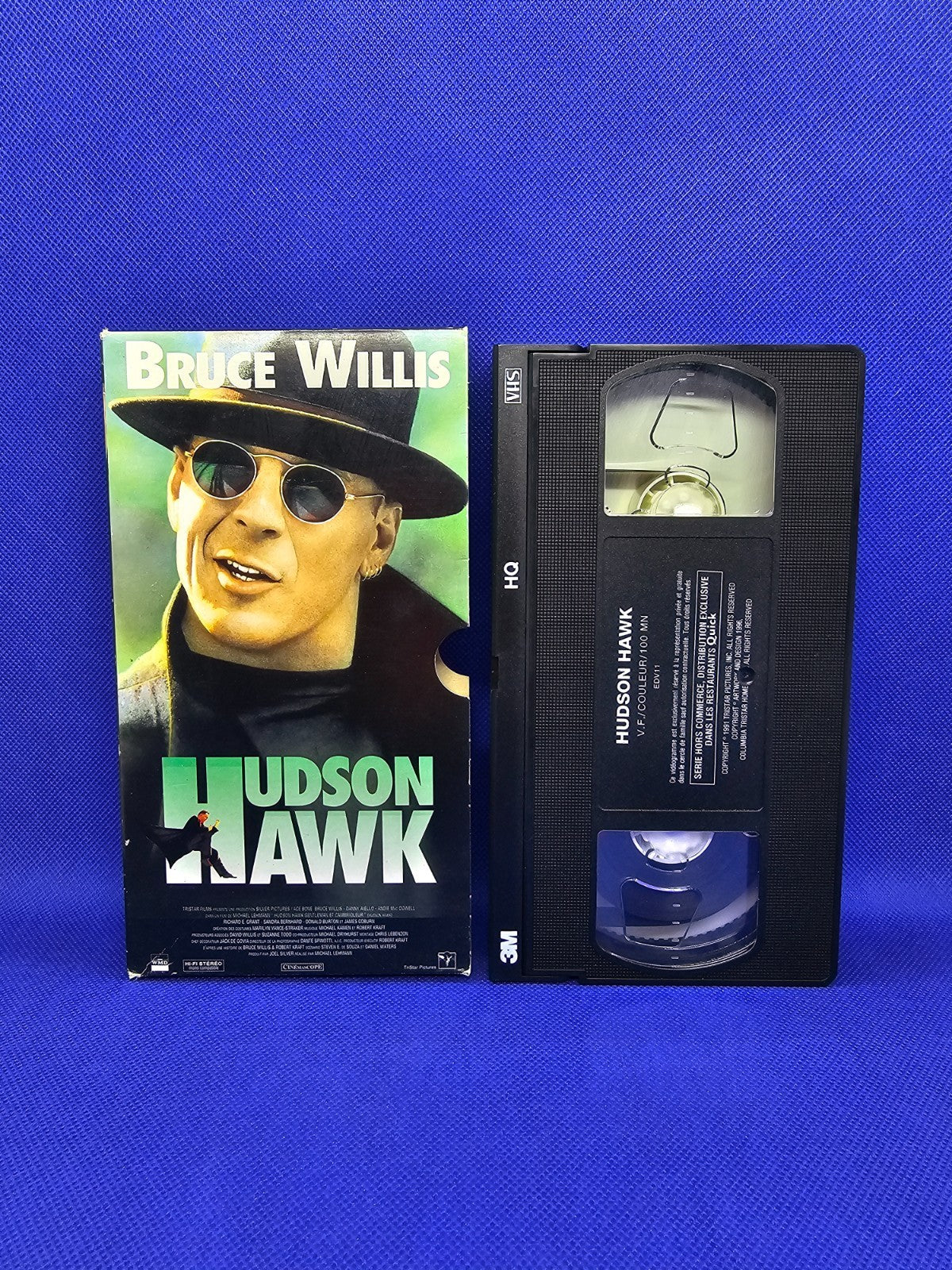 VHS Hudson Hawk Bruce Willis Édition Hors Commerce Quick Très Bon État0