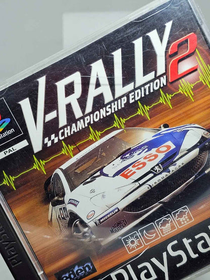 V-Rally 2 Championship Edition, PlayStation 1, Infogrames 1999, CD Rayé !