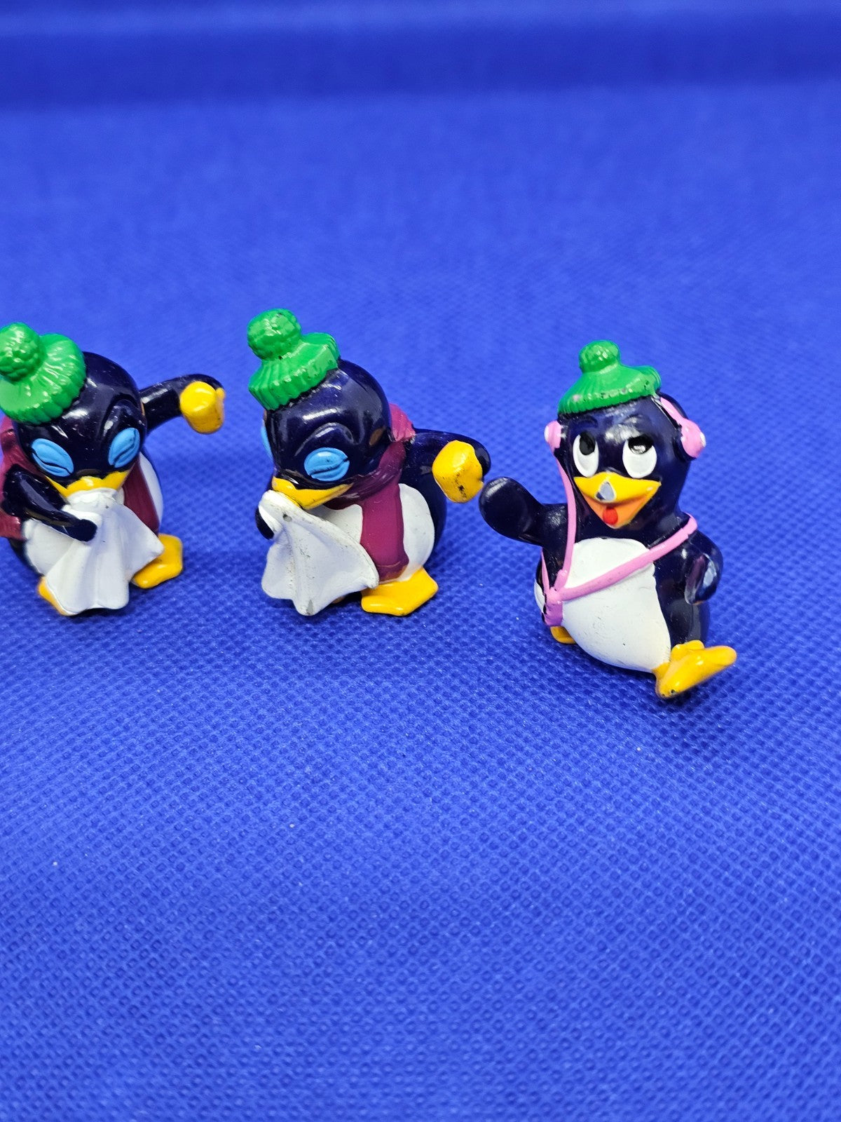 Lot 5 Figurines Les Pingos Sportifs, Kinder Surprise, Ferrero, 19932