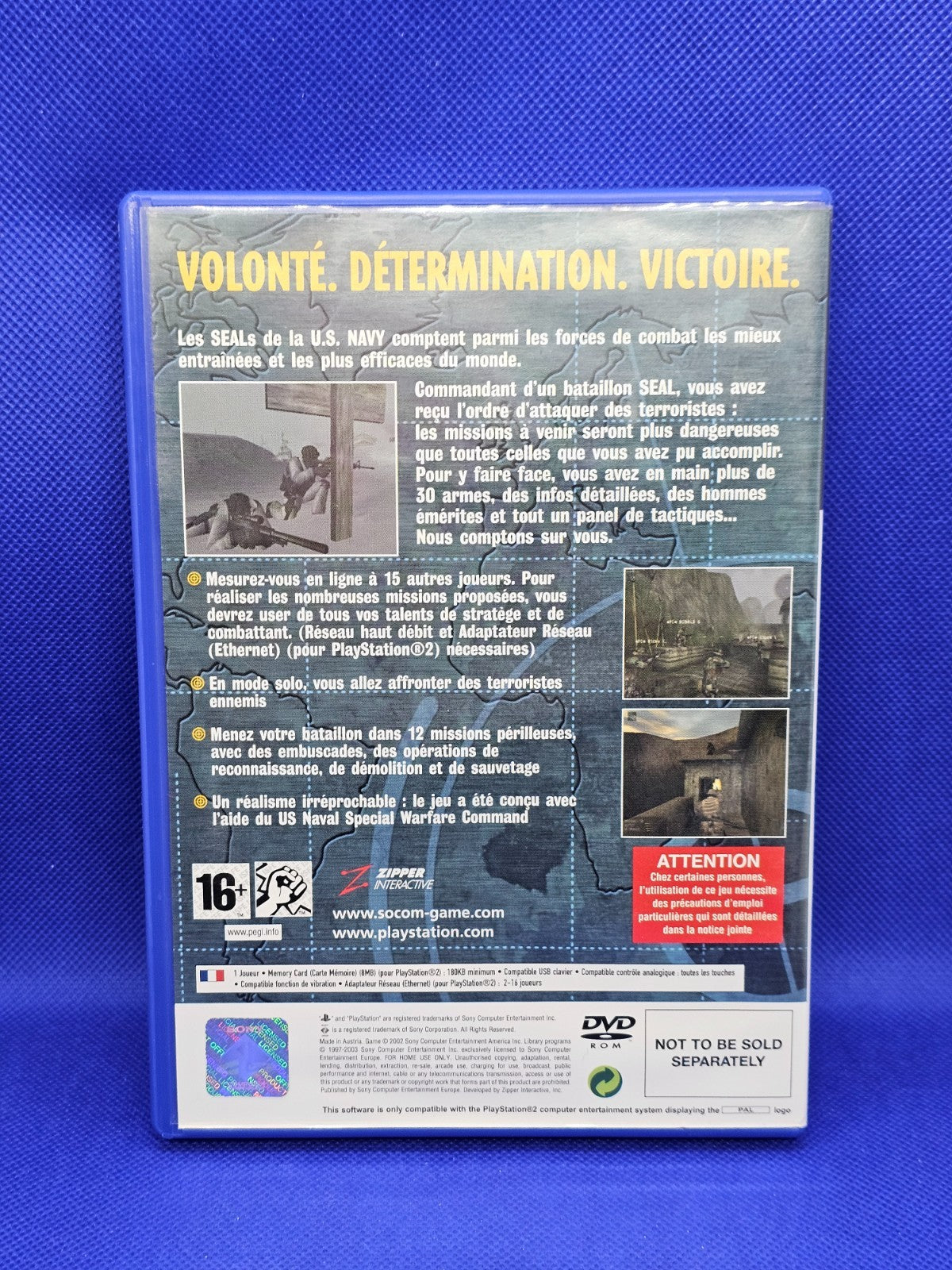 Socom U.S. Navy SEALs, PlayStation 2 PS2, Sony, 2003, Version PAL1