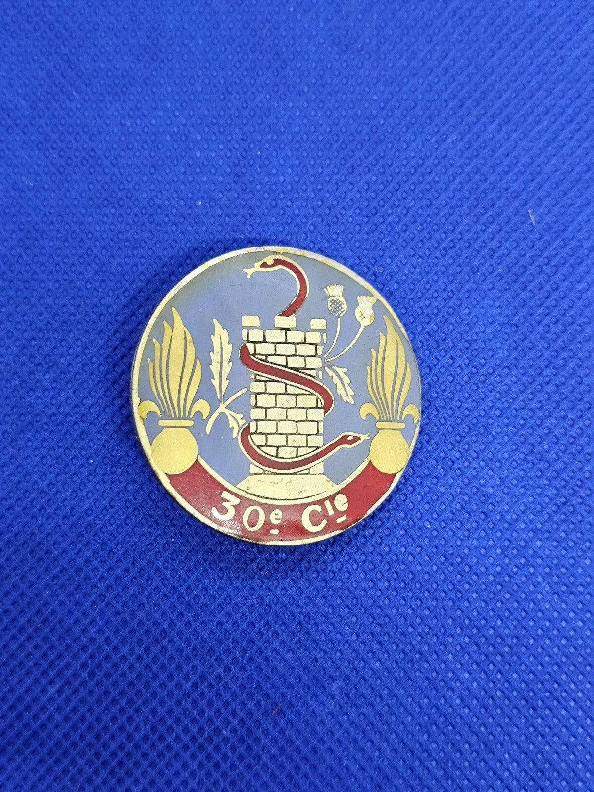 Insigne 30e Compagnie de Camp Armée Française Drago Paris G1754 Militaria0