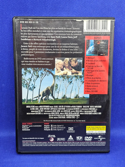 Jurassic Park DVD Steven Spielberg Universal Édition Simple 19931