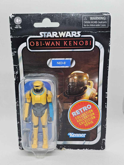 Figurine NED-B Retro Collection, Star Wars Obi-Wan Kenobi, Kenner 2022, 9,5 cm