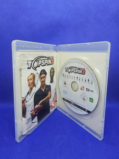 Top Spin 3 PS3 PlayStation 3 2K Sports 2008 Tennis Federer Complet3