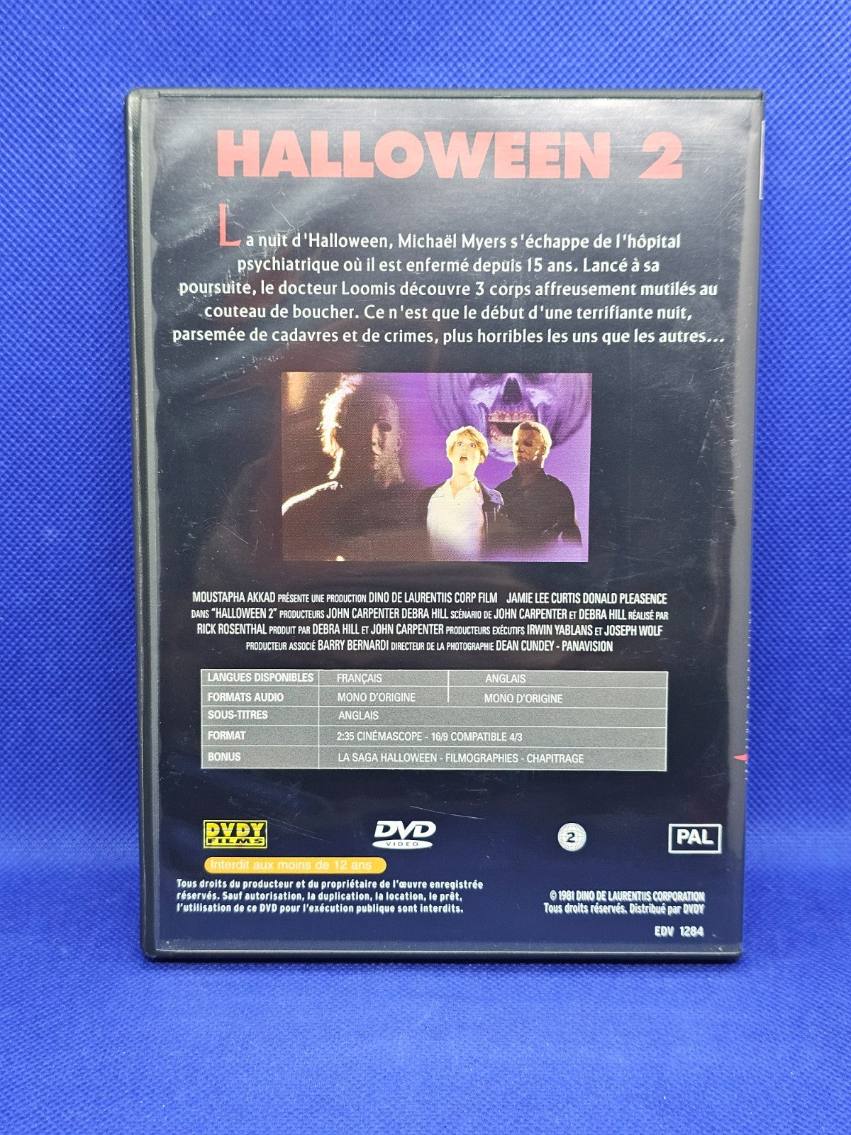 Halloween 2 DVD Les Plus Grands Films d Angoisse DVDY Films Zone 2 PAL1