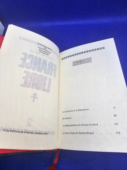Histoire de la France Libre Tome 2 Livre Vintage Éditions Crémille 1972 De Gaull4