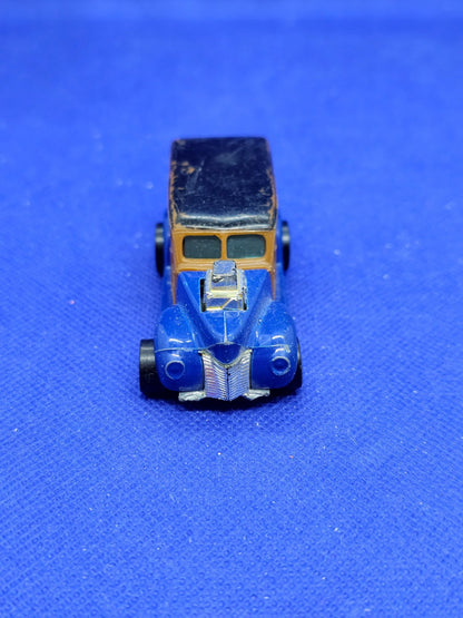 Ford Woodie 40s Hot Wheels Real Riders Vintage Malaysia 1979 Bleu Marron2