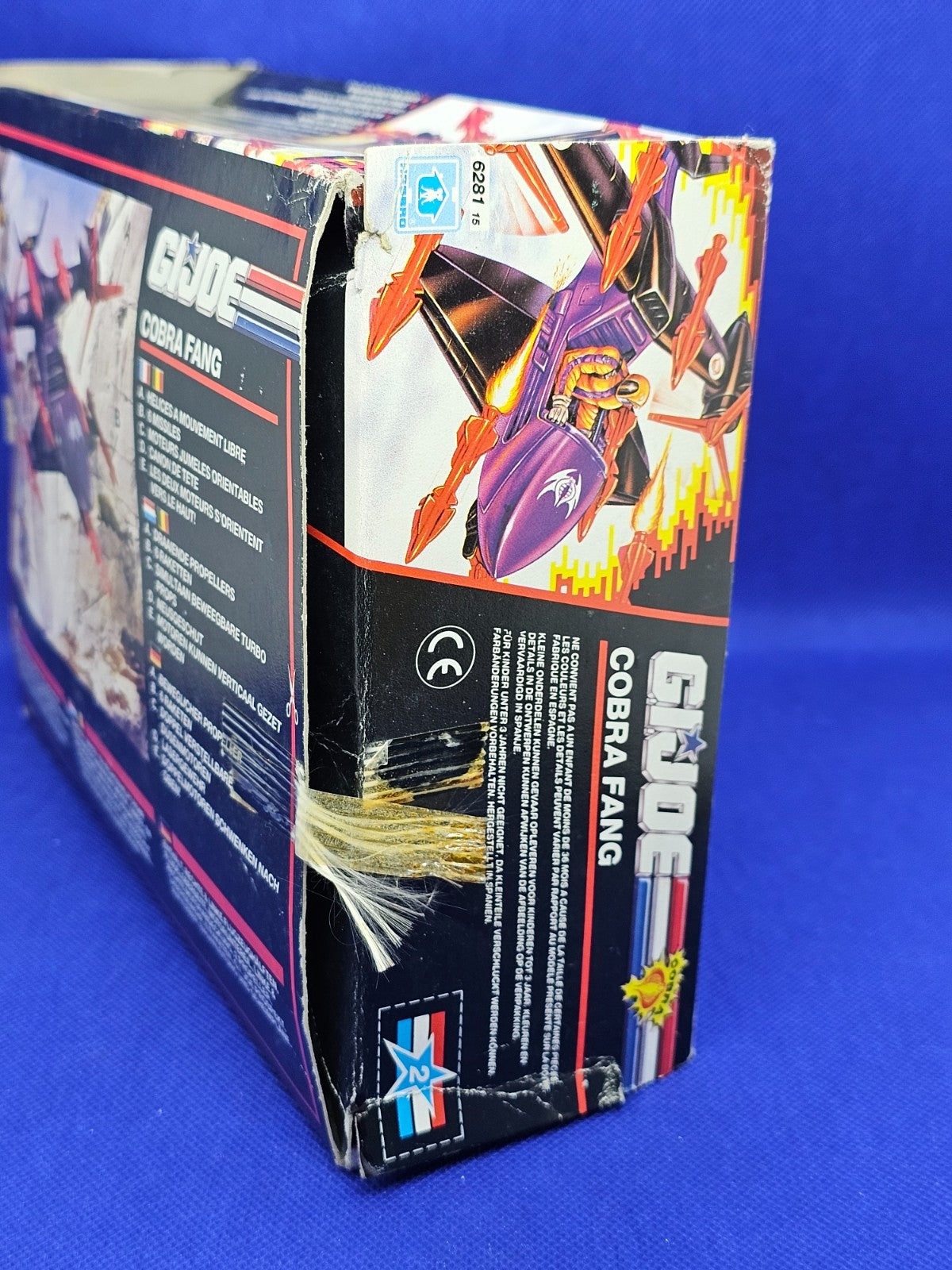 Cobra Fang G.I. Joe Cobra Hasbro 1990 Véhicule Hélicoptère Complet en Boîte Used2