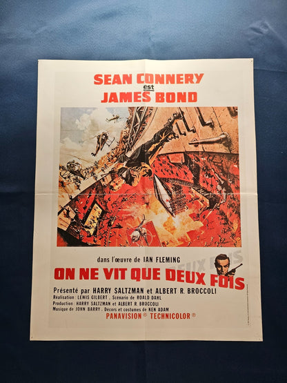 Poster James Bond 007 On ne vit que deux fois Au service secret de Sa Majesté Un0