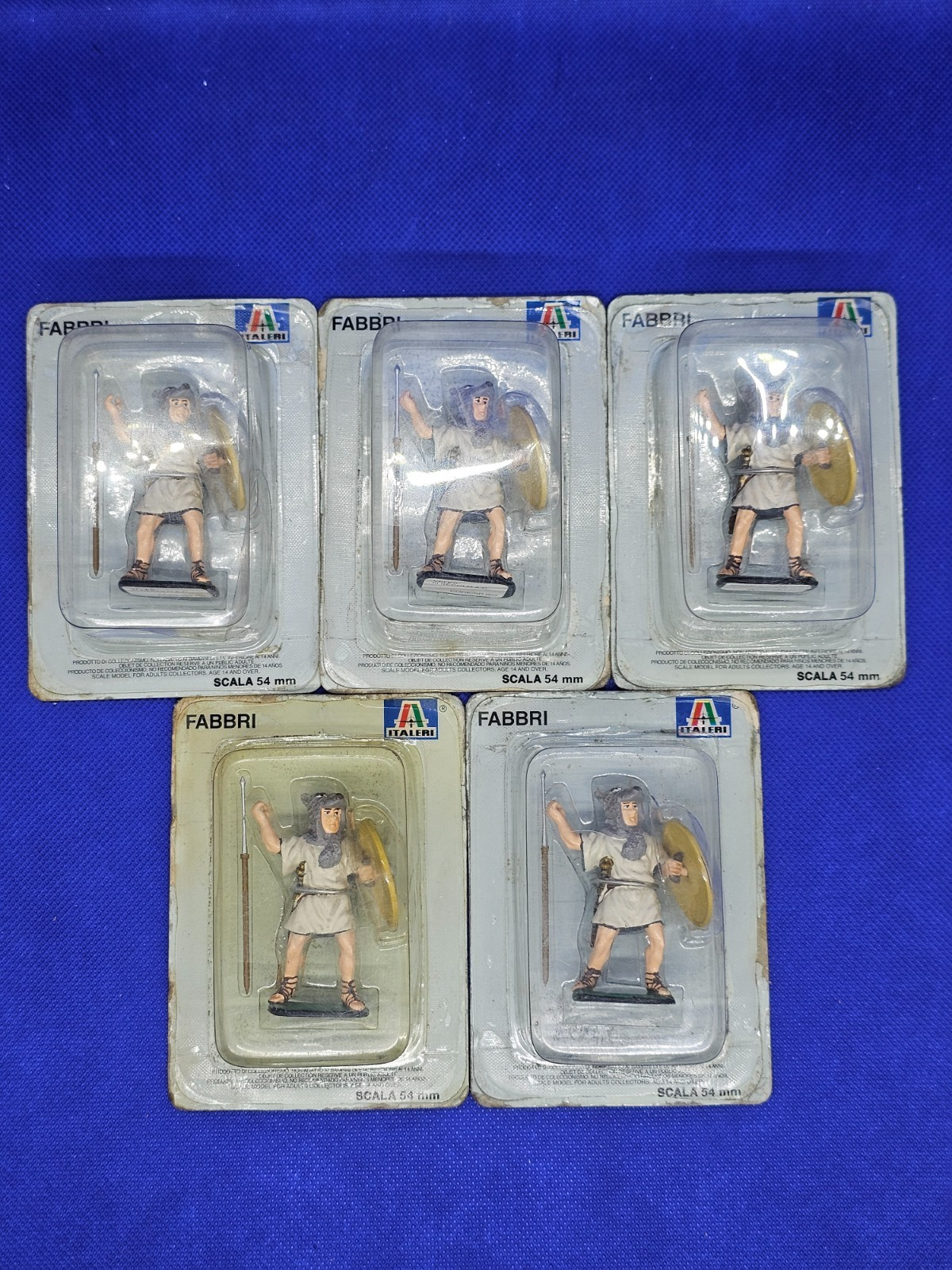 Lot 5 Vélès IIIe Siècle Av JC Fabbri Italeri 54 mm SD007 Sous Blister0