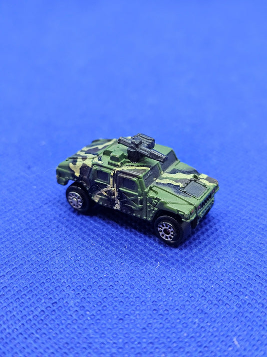 Micro Machines M1045 Humvee Hummer Militaire Camo Forest Galoob 1992 Miniature L0