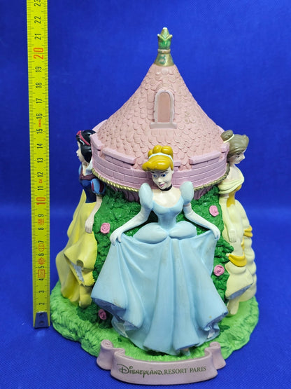 Tirelire Princesses Disney Cendrillon Belle Blanche Neige Disneyland Paris 21 cm5