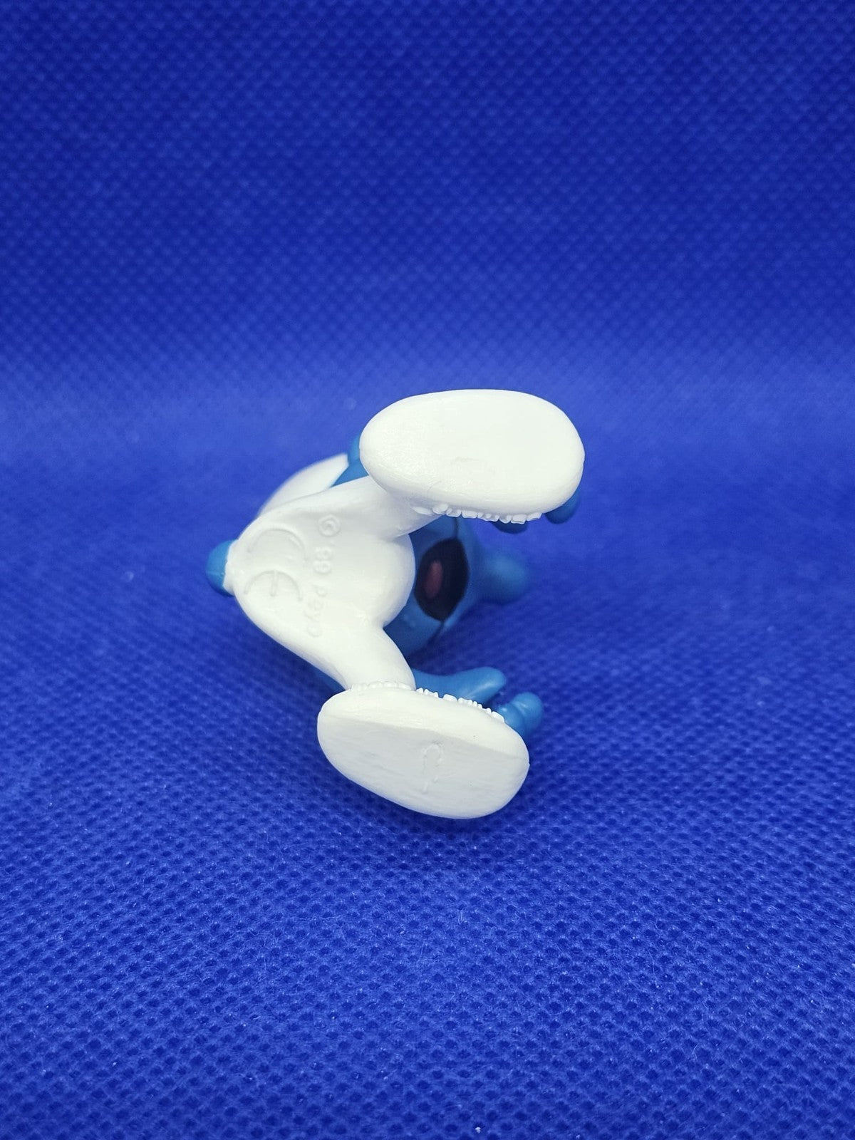 Schtroumpf rameur Row Boat Smurf Super Smurf Peyo Schleich 1999 réf 402192