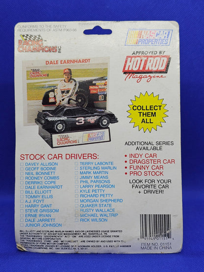 Larry Pearson Stock Car NASCAR, Racing Champions, 1991, 1641