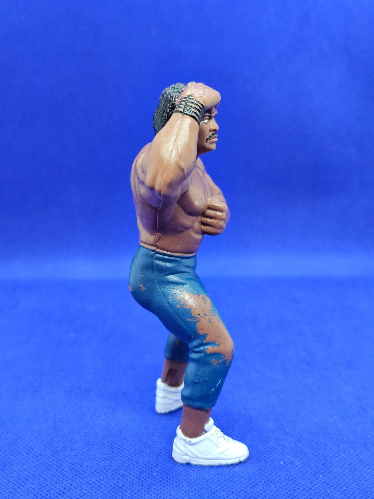 Figurine Ron Simmons WCW Wrestling Galoob 1990 Catch Vintage 12 cm1