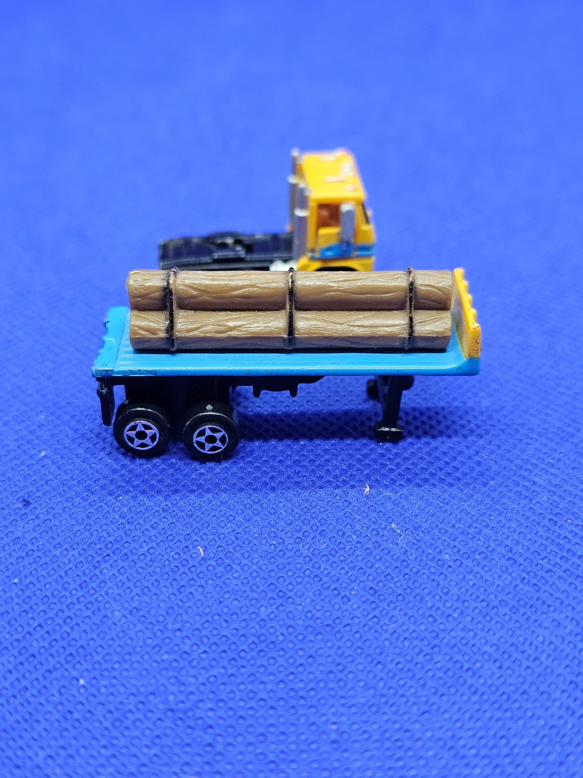 Micro Machines Log Flatbed Semi Truck Lumberjacks Galoob 1989 Camion Grumier7