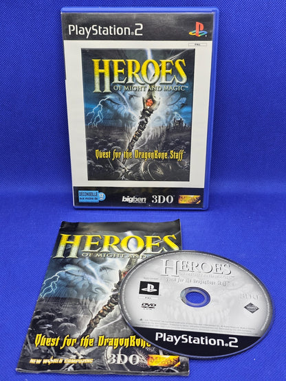 Heroes of Might and Magic Quest for the DragonBone Staff PS2 3DO 2001 Jeu Comple2