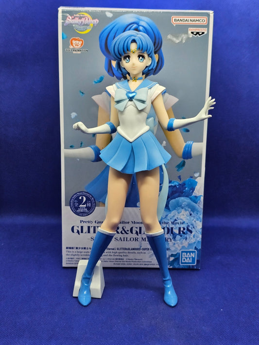 Figurine Super Sailor Mercury Sailor Moon Eternal Banpresto Glitter & Glamours 20