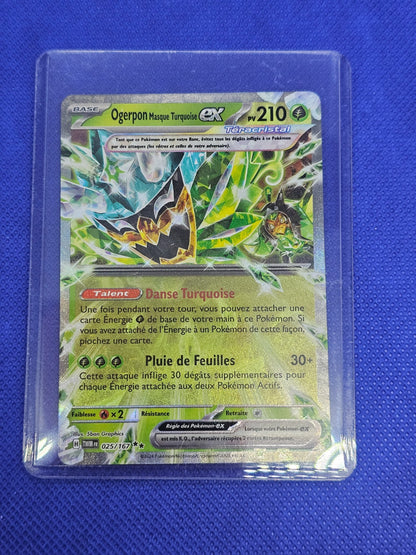 Ogerpon Masque Turquoise ex 025/167 Pokémon FR0