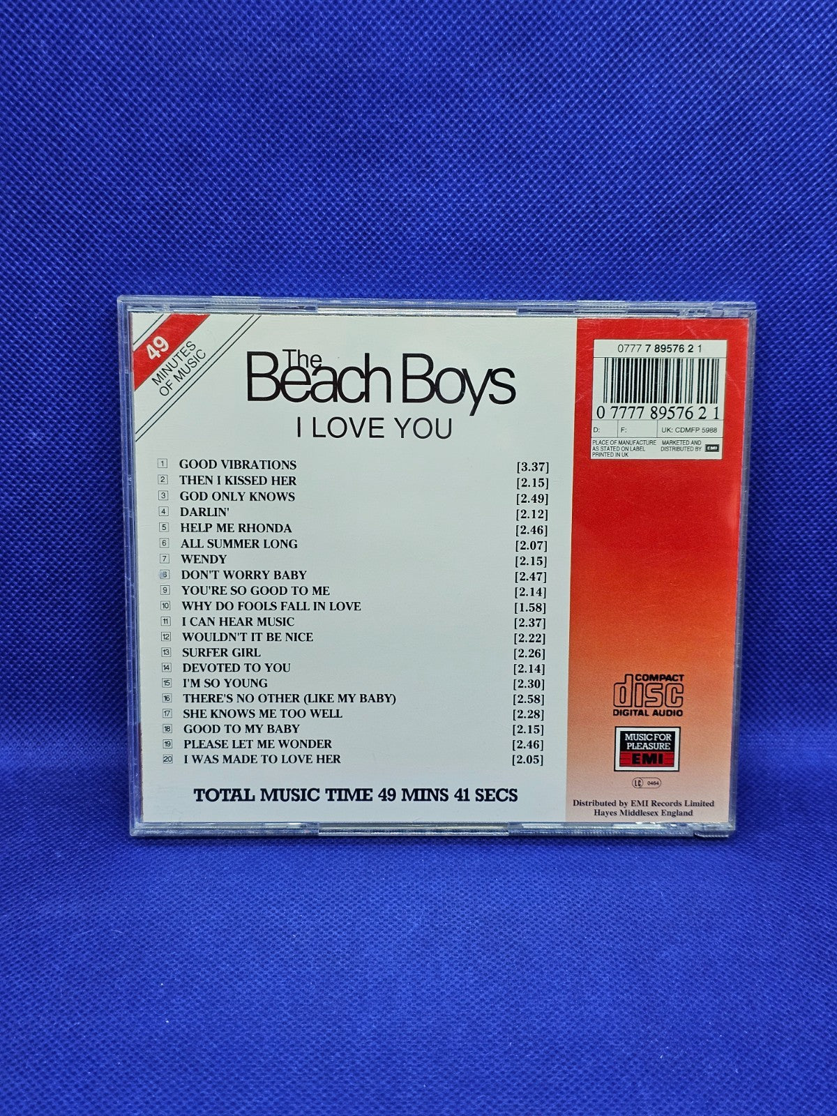 The Beach Boys I Love You CD Compilation EMI Music For Pleasure1