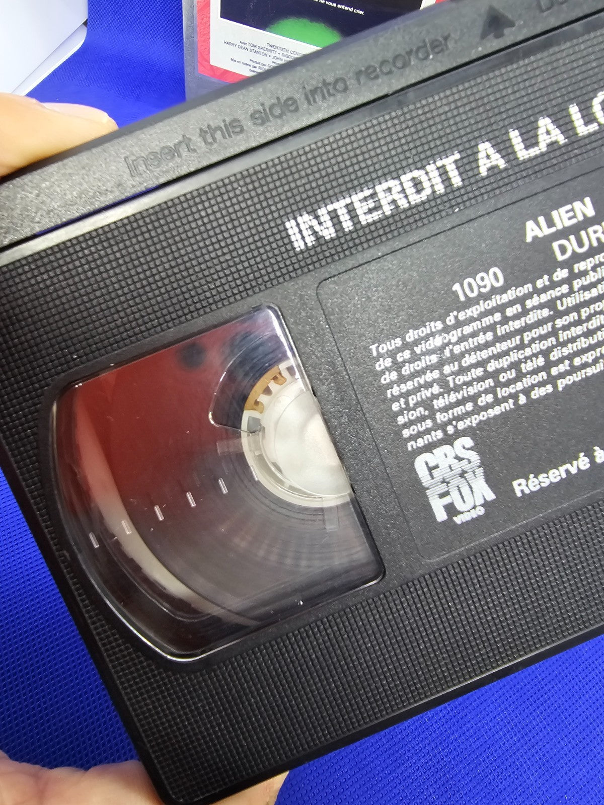 Alien Le 8 Passager VHS CBS FOX 1979 Cassette Vidéo PAL2