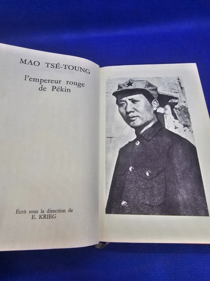 Mao Tsé-Toung L’Empereur Rouge de Pékin Livre Historique Vintage Biographie Chin4
