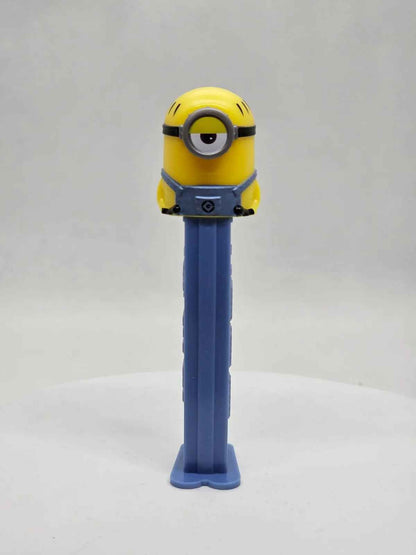 Distributeur PEZ Minion Stuart, Moi Moche et Méchant, Universal, 2010s, Jauneble