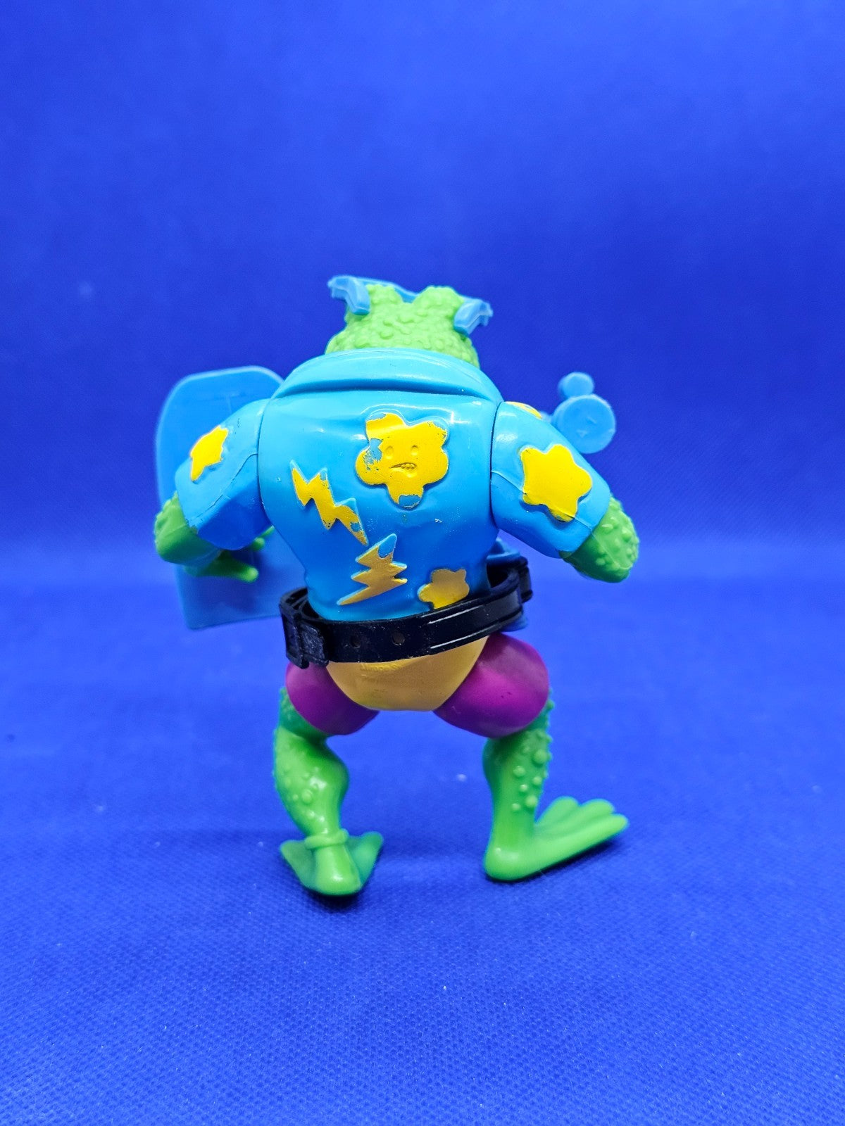 TMNT Genghis Frog Playmates 1989 Figurine Vintage Tortues Ninja Quasi Complète L2