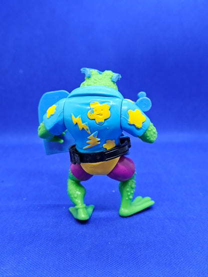 TMNT Genghis Frog Playmates 1989 Figurine Vintage Tortues Ninja Quasi Complète L2