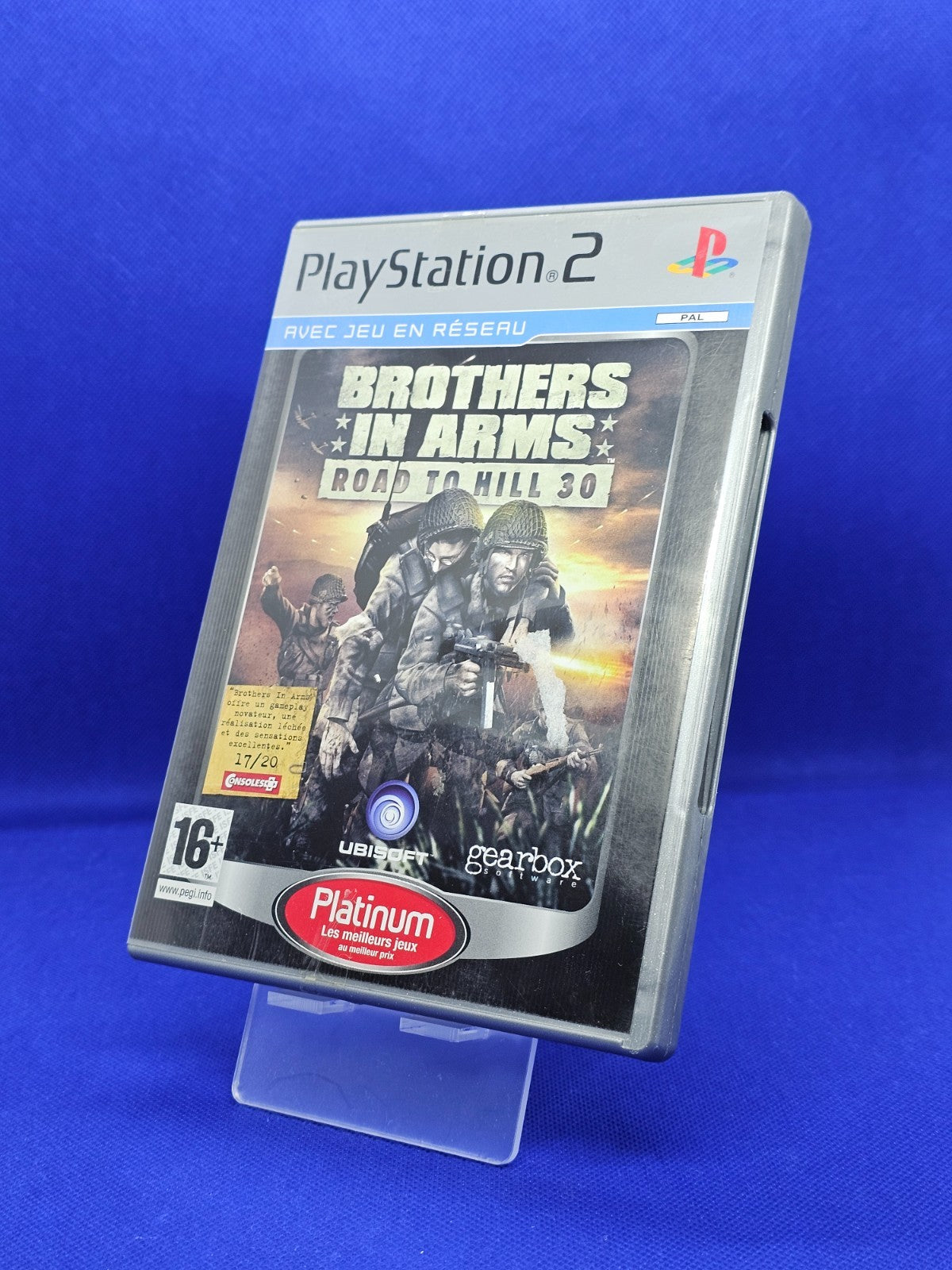 Brothers in Arms Road to Hill 30, Jeu PS2, Ubisoft Platinum, 2005, Complet0