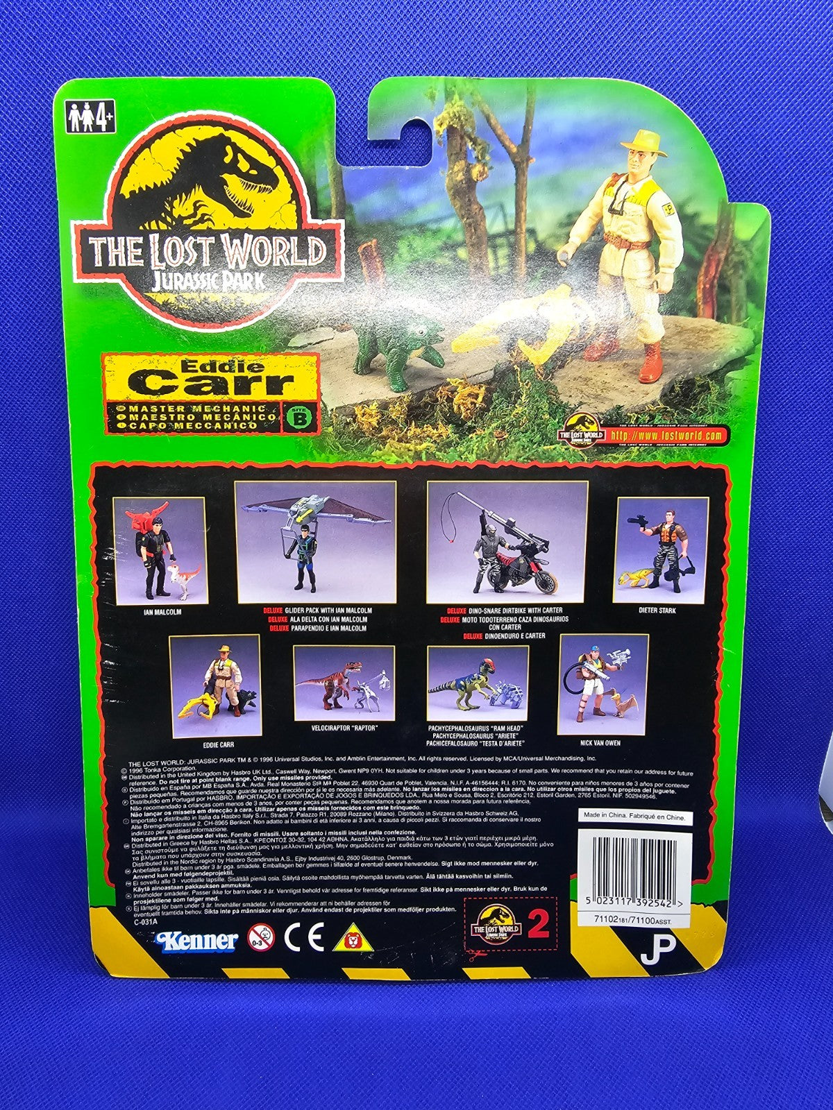 Eddie Carr, Jurassic Park The Lost World, Kenner, 1997, opened2