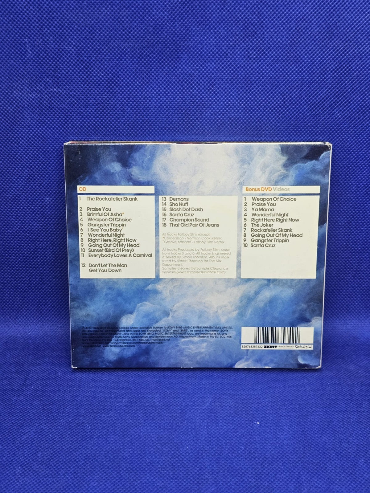 Fatboy Slim The Greatest Hits Why Try Harder Limited Edition CD DVD 20062