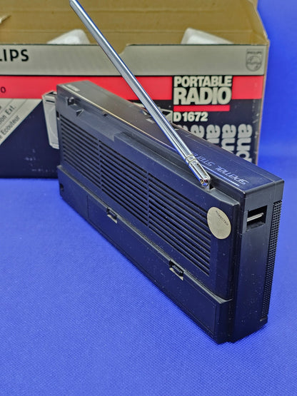 Radio Portable Philips D1672 Stereo LW MW FM Années 80 Avec Boîte10