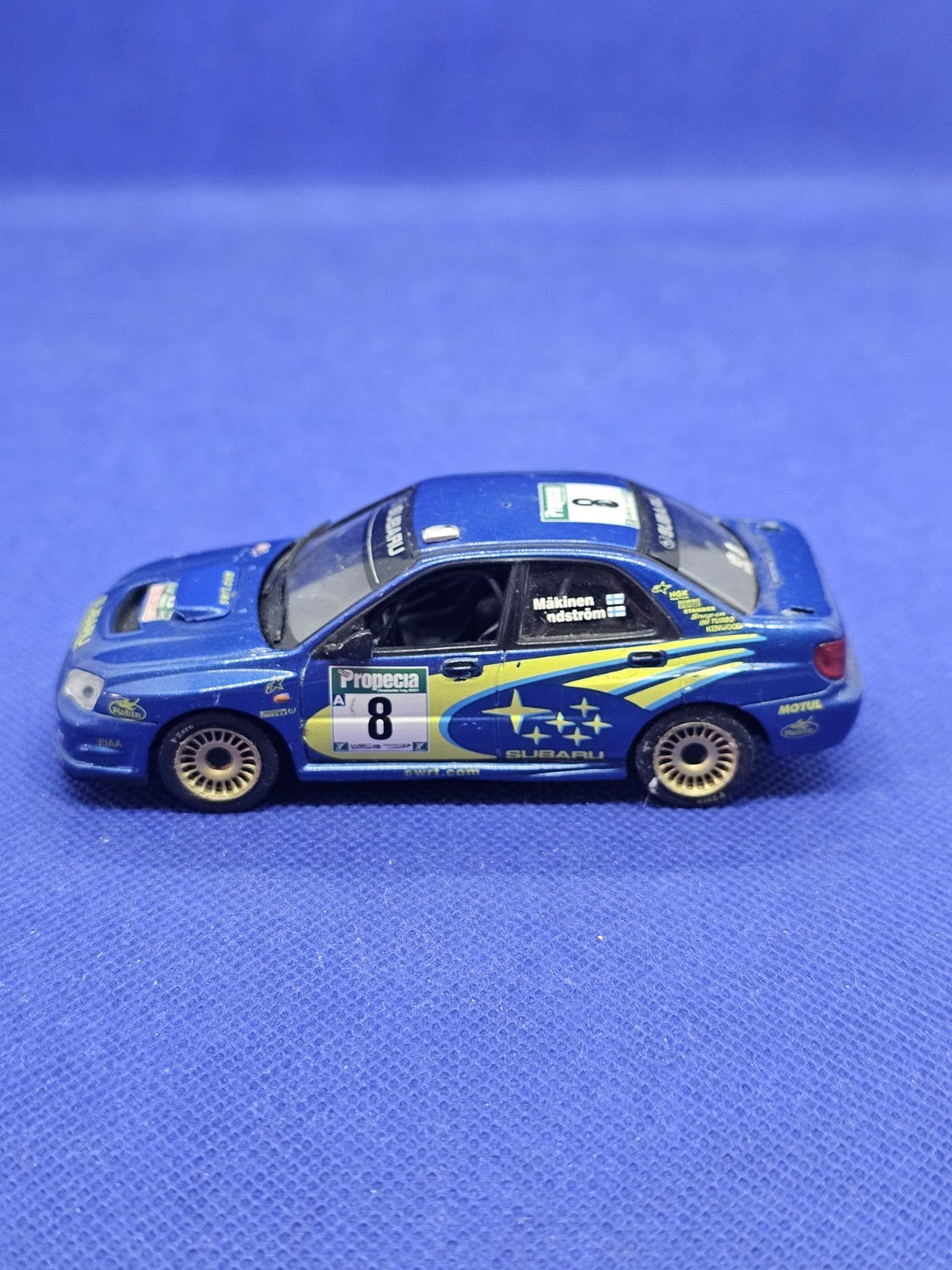 Subaru Impreza WRC n°8 Mäkinen Rally New Zealand 2003 IXO 1434