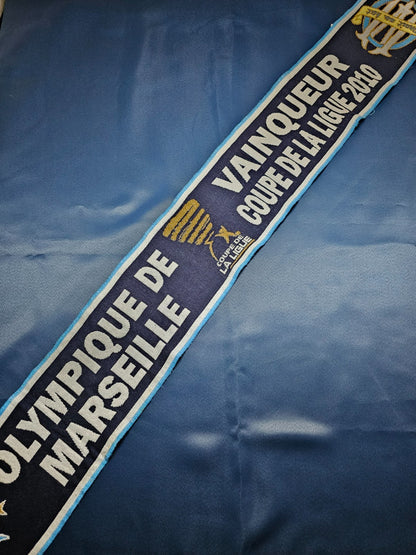 Écharpe Olympique de Marseille OM Vainqueur Coupe de la Ligue 2010 Officielle1