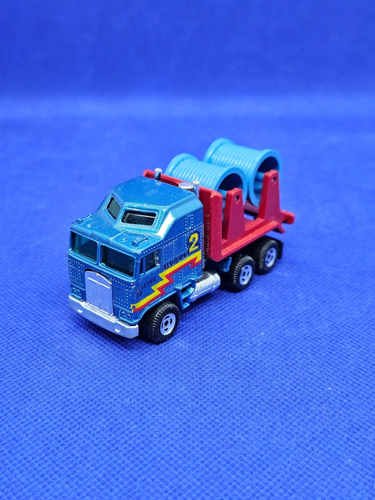 Kenworth K100 camion porte-bobines Electric Co Guisval Made in Spain 7 cm0