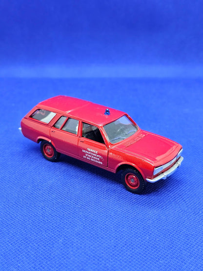 Peugeot 504 Break Pompiers SDIS Solido 1974 143 Made in France0