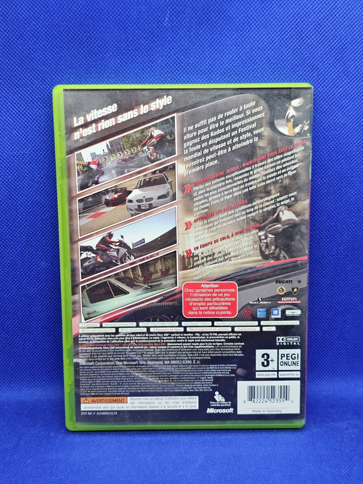 Project Gotham Racing 4 PGR4 Xbox 360 PAL Français Bizarre Creations Microsoft 21