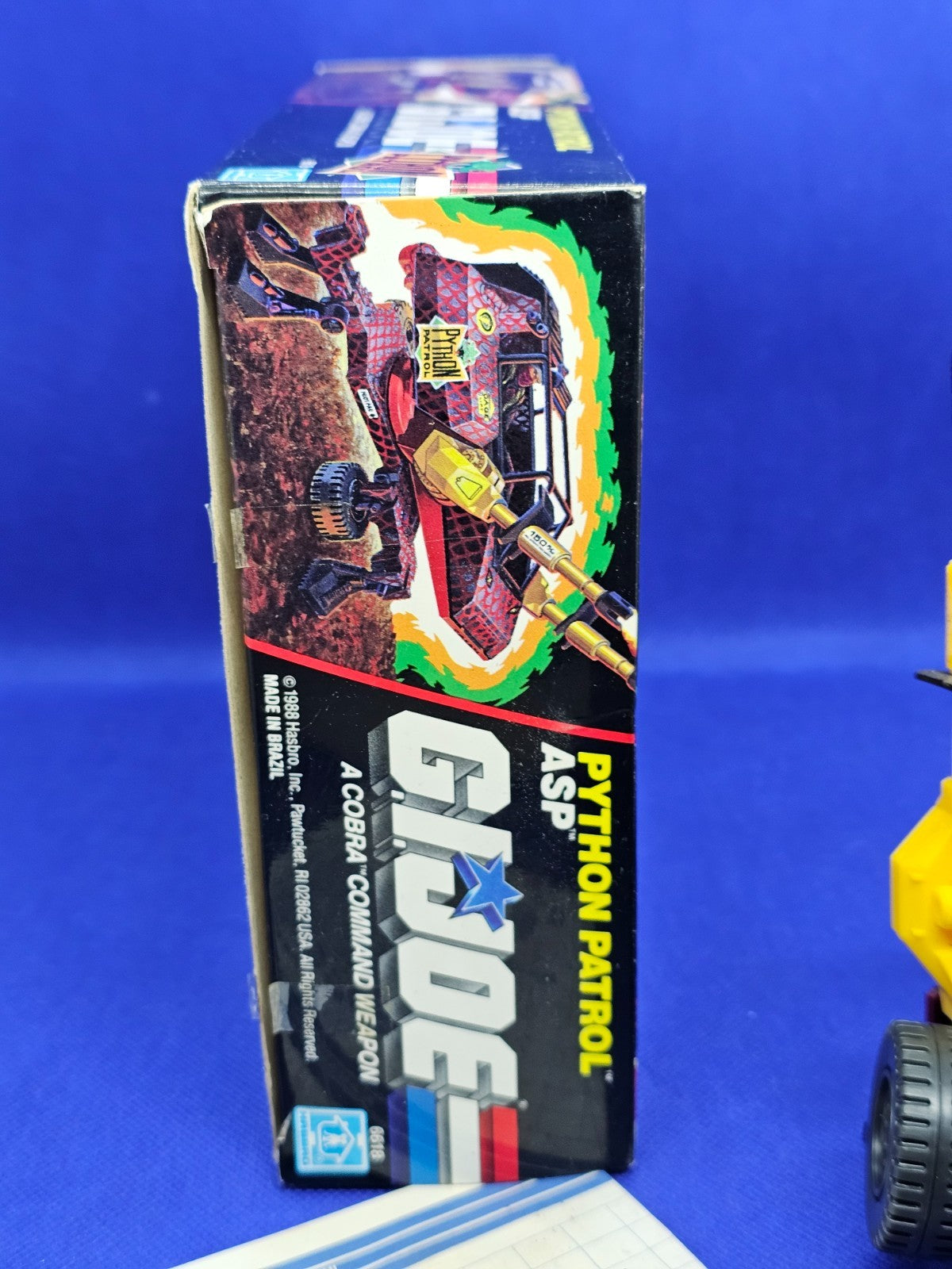 GI Joe Cobra ASP Python Patrol Hasbro 1989 véhicule militaire vintage complet9