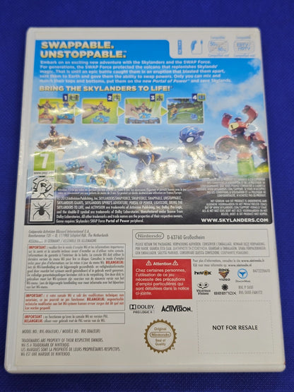 Skylanders Swap Force Nintendo Wii Activision 2013 PAL3