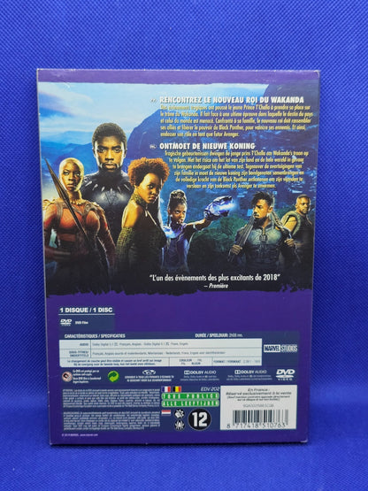 Black Panther DVD, Marvel Studios, Walt Disney, 2018, Zone 21