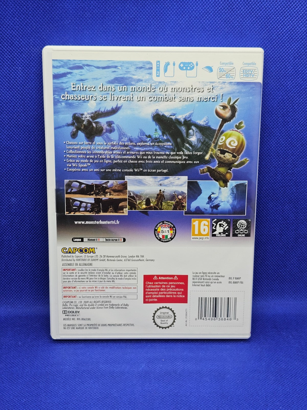 Monster Hunter 3 Tri Nintendo Wii PAL FR Capcom 2010 complet1