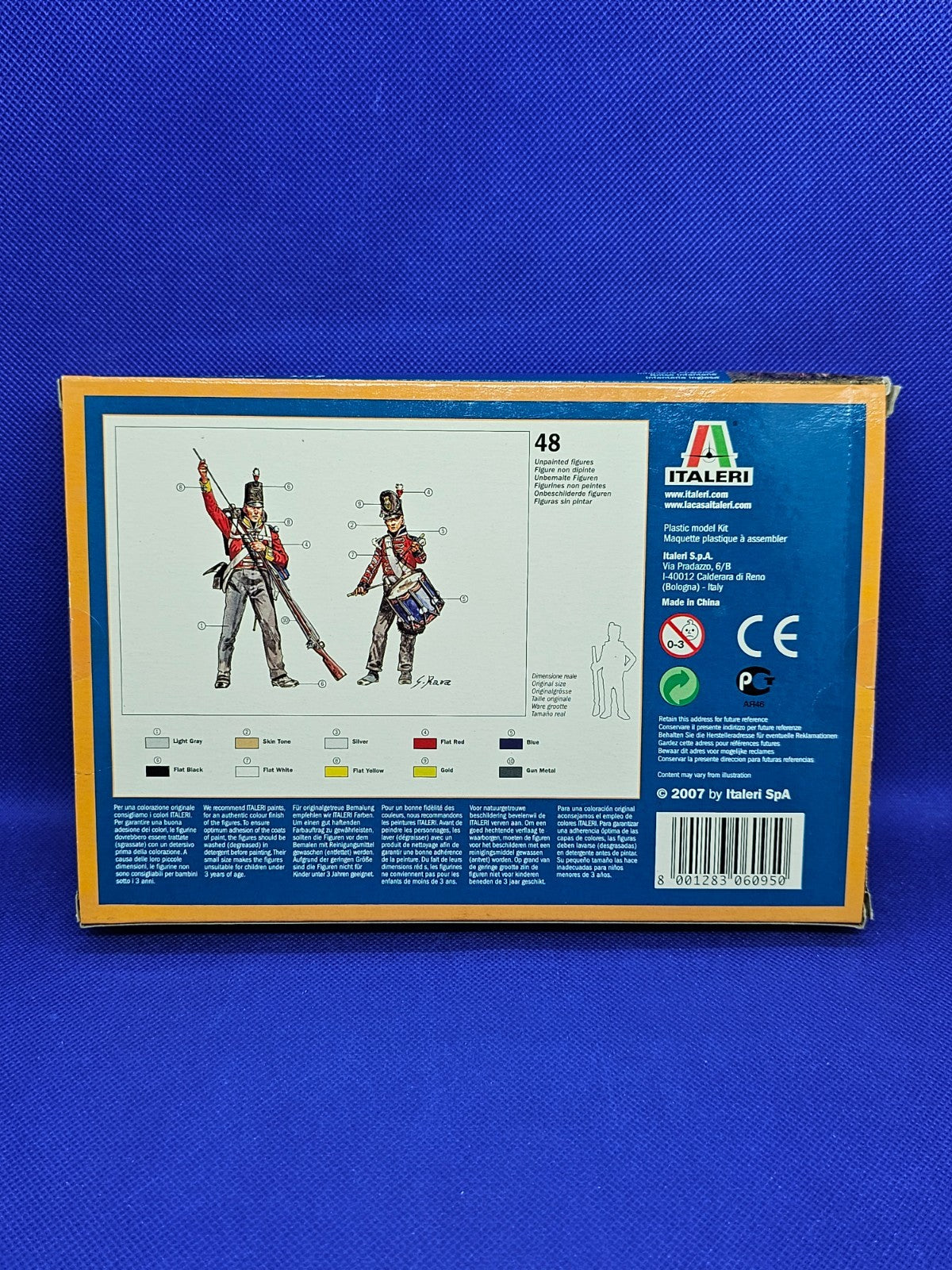 Italeri British Infantry 1815 6095 48 Soldats Britanniques 172 20071