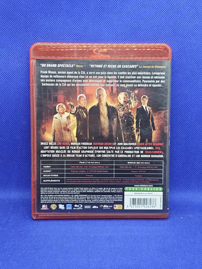 RED Blu-ray Bruce Willis Morgan Freeman John Malkovich M6 Vidéo 20111