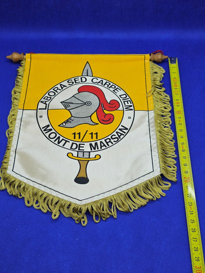 Fanion Escadron 1111 Mont de Marsan Gendarmerie Mobile Militaria Vintage3