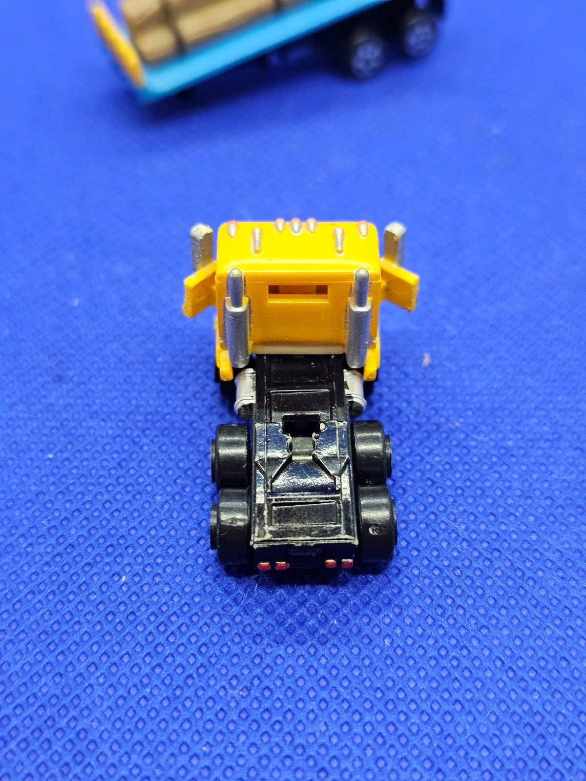 Micro Machines Log Flatbed Semi Truck Lumberjacks Galoob 1989 Camion Grumier4