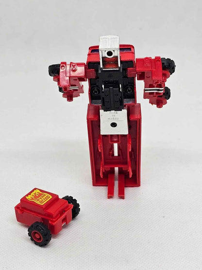 MC Toy MotoBot Camion de Pompier, Transformer Robot Loose